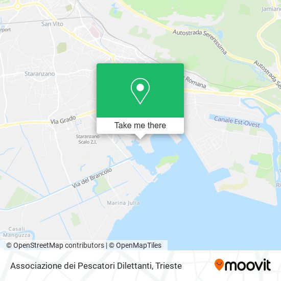 Associazione dei Pescatori Dilettanti map