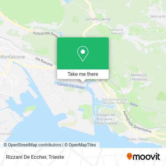 Rizzani De Eccher map