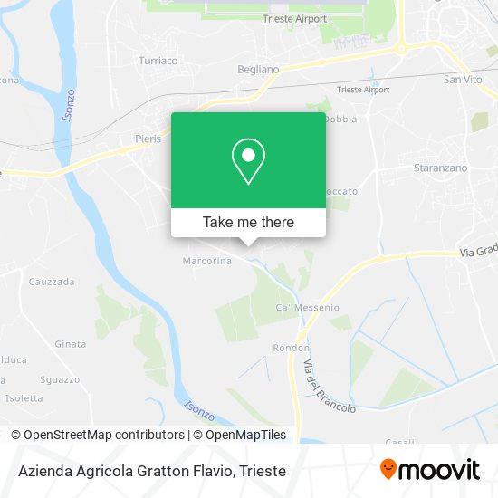 Azienda Agricola Gratton Flavio map