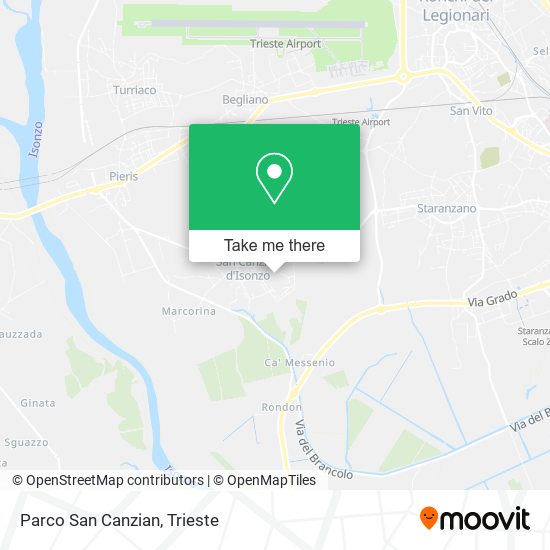 Parco San Canzian map