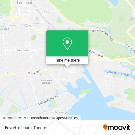 Favretto Laura map