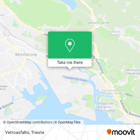 Vetroasfalto map