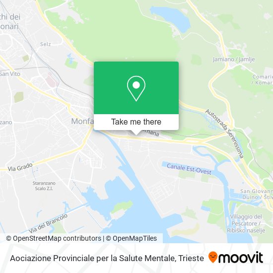 Aociazione Provinciale per la Salute Mentale map