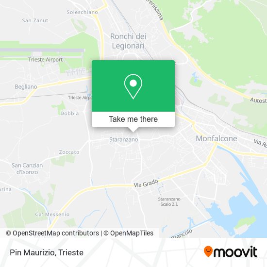 Pin Maurizio map