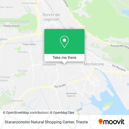 Staranzonoinn Natural Shopping Center map