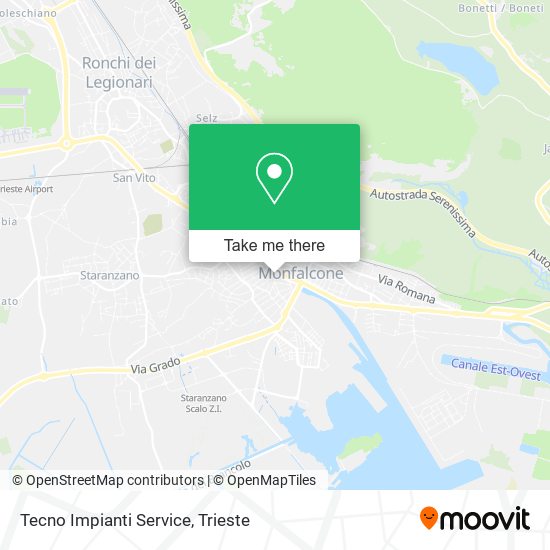 Tecno Impianti Service map