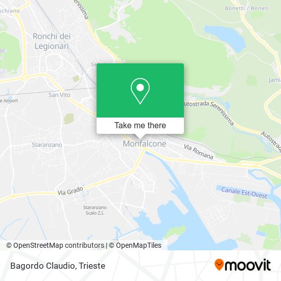 Bagordo Claudio map