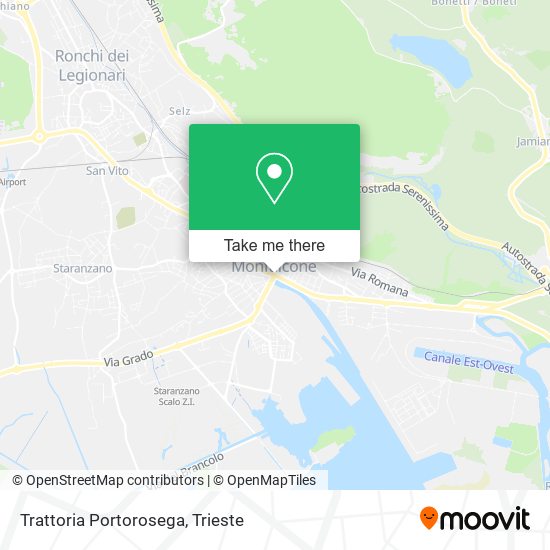 Trattoria Portorosega map
