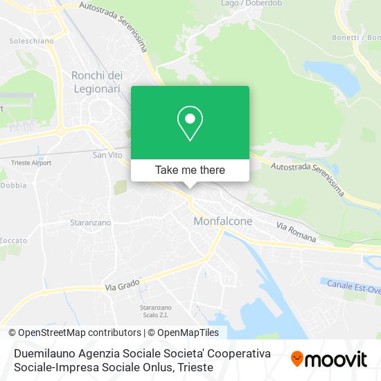 Duemilauno Agenzia Sociale Societa' Cooperativa Sociale-Impresa Sociale Onlus map