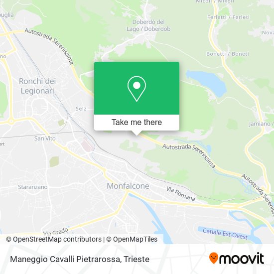 Maneggio Cavalli Pietrarossa map