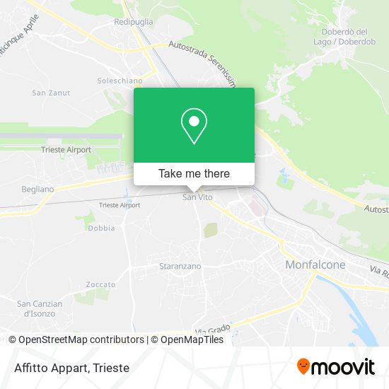 Affitto Appart map