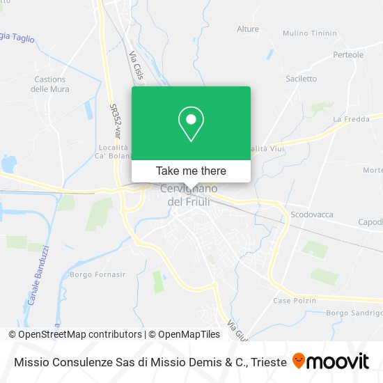 Missio Consulenze Sas di Missio Demis & C. map