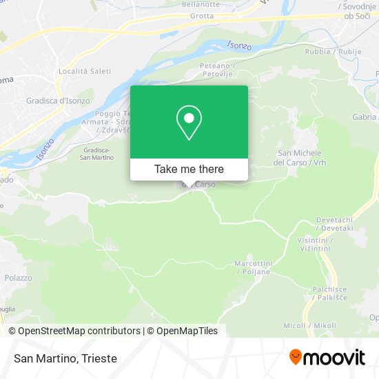 San Martino map