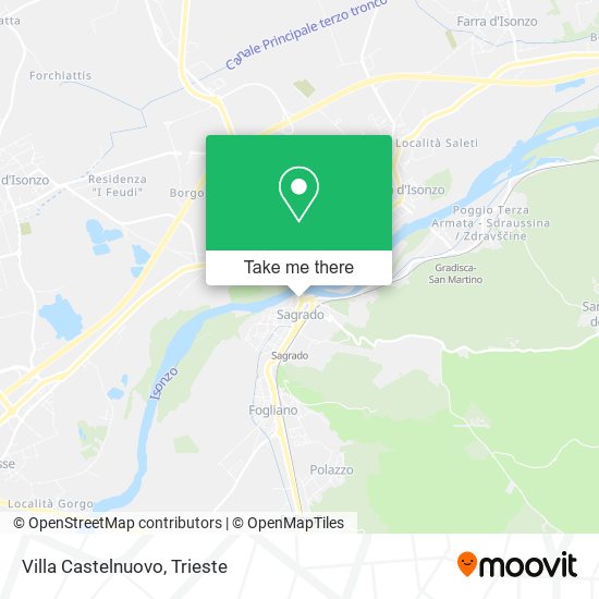 Villa Castelnuovo map