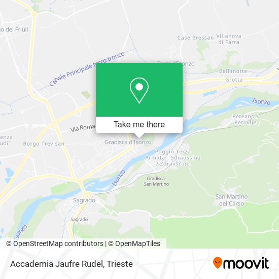 Accademia Jaufre Rudel map