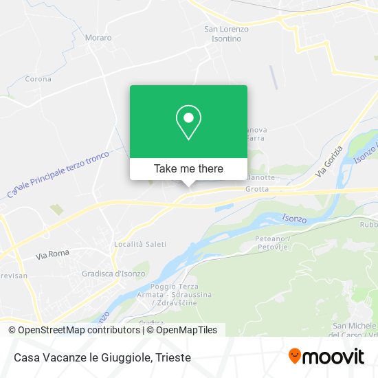 Casa Vacanze le Giuggiole map
