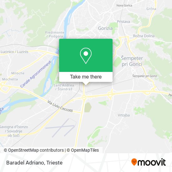Baradel Adriano map