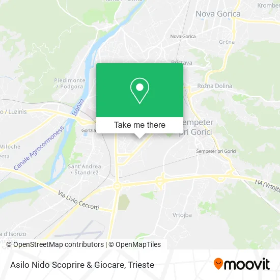 Asilo Nido Scoprire & Giocare map