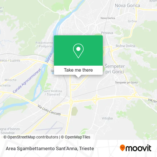 Area Sgambettamento Sant'Anna map
