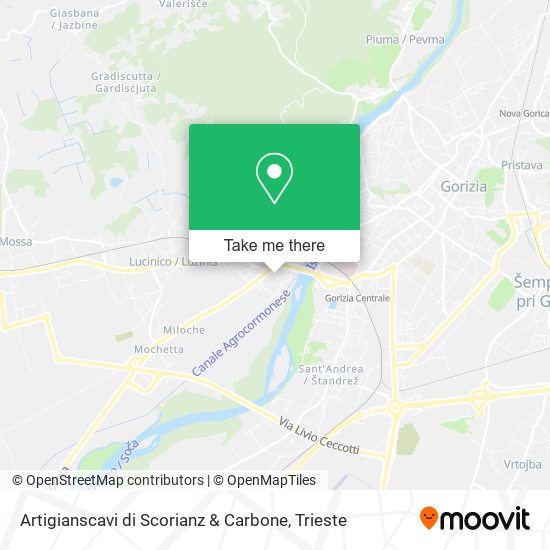 Artigianscavi di Scorianz & Carbone map