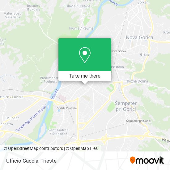 Ufficio Caccia map