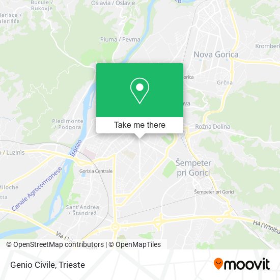 Genio Civile map