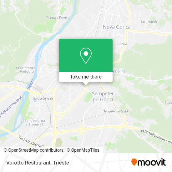 Varotto Restaurant map