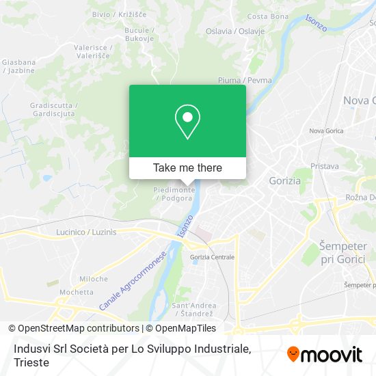 Indusvi Srl Società per Lo Sviluppo Industriale map