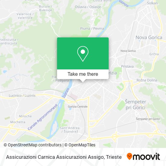 Assicurazioni Carnica Assicurazioni Assigo map