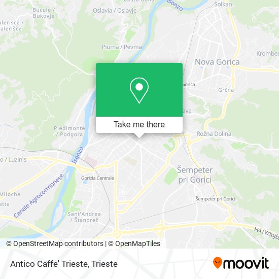 Antico Caffe' Trieste map