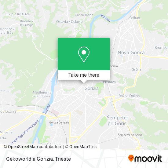 Gekoworld a Gorizia map