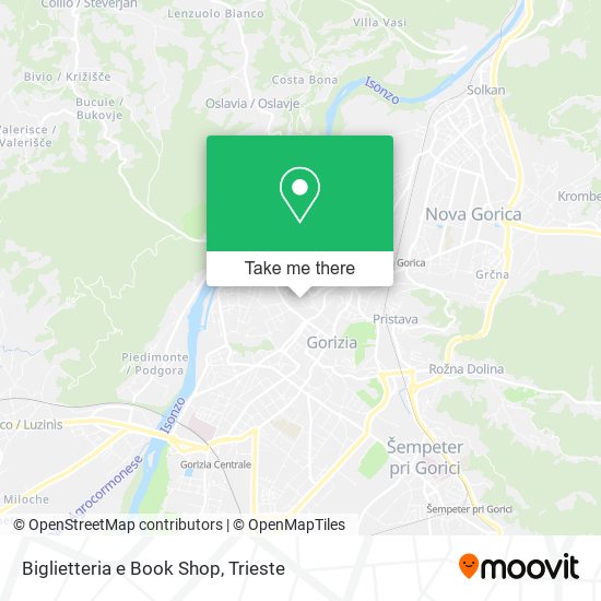 Biglietteria e Book Shop map