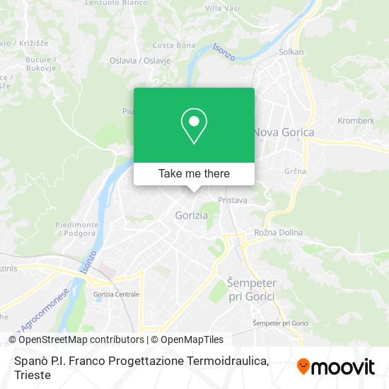 Spanò P.I. Franco Progettazione Termoidraulica map