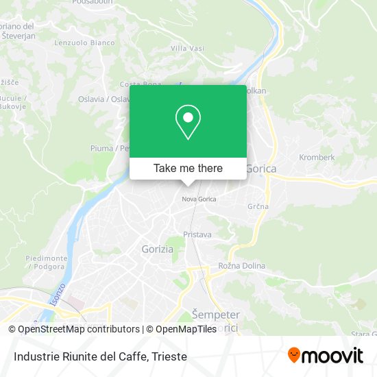 Industrie Riunite del Caffe map