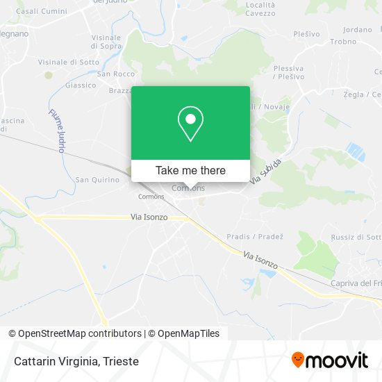 Cattarin Virginia map