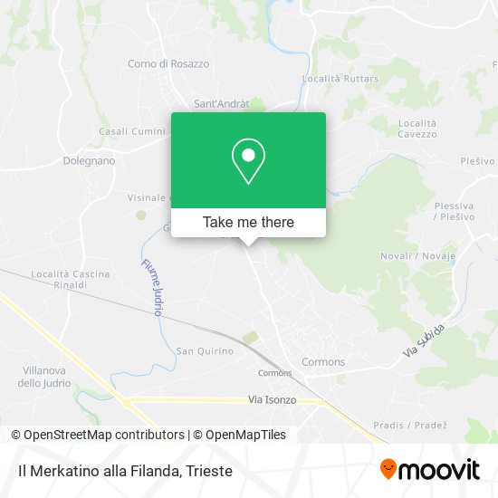 Il Merkatino alla Filanda map