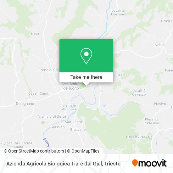 Azienda Agricola Biologica Tiare dal Gjal map