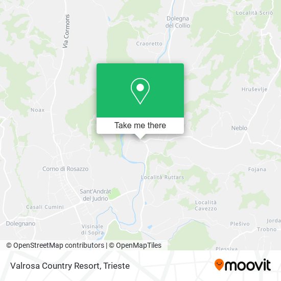 Valrosa Country Resort map