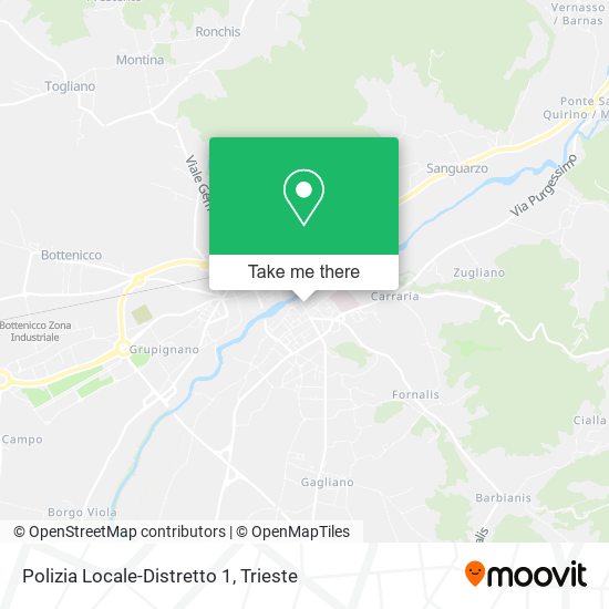 Polizia Locale-Distretto 1 map