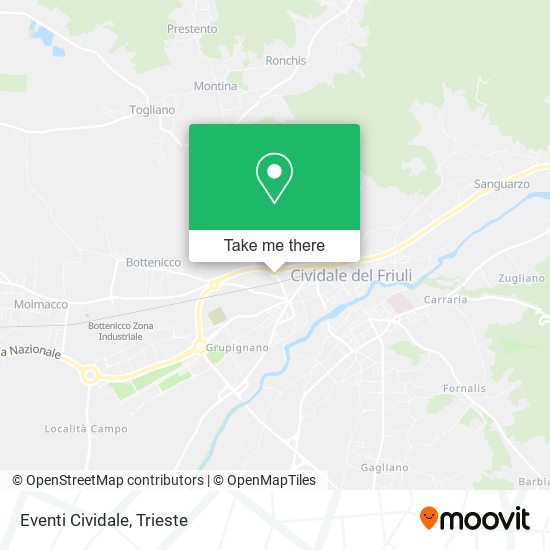 Eventi Cividale map