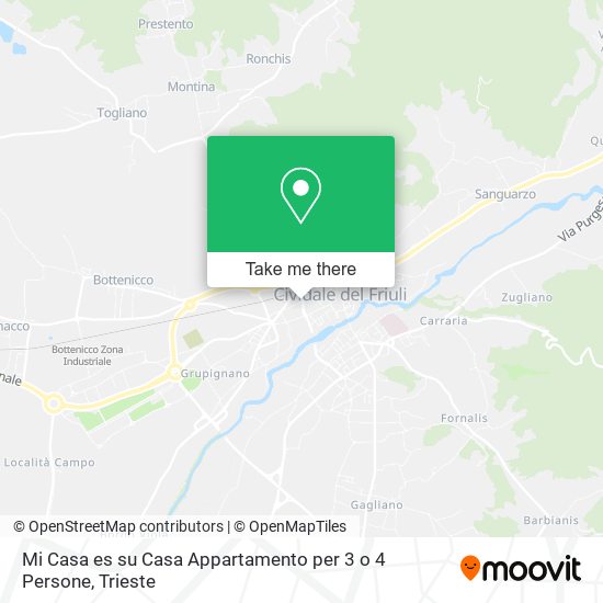 Mi Casa es su Casa Appartamento per 3 o 4 Persone map