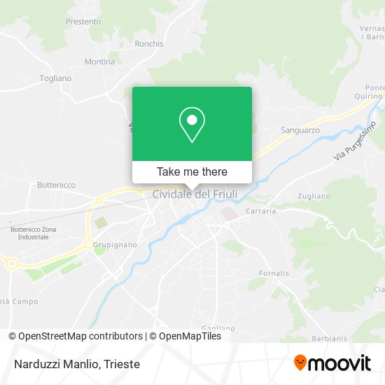 Narduzzi Manlio map