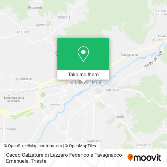 Cacao Calzature di Lazzaro Federico e Tavagnacco Emanuela map