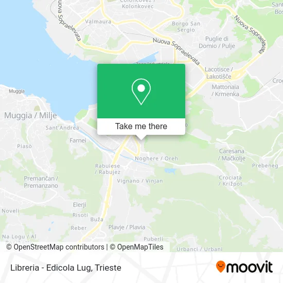 Libreria - Edicola Lug map