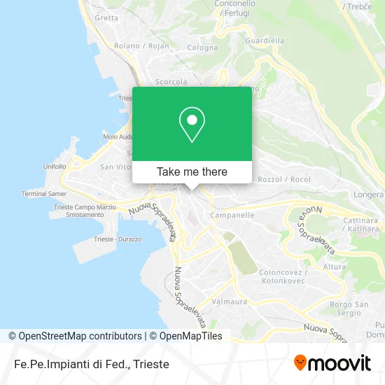Fe.Pe.Impianti di Fed. map