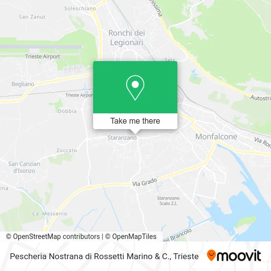 Pescheria Nostrana di Rossetti Marino & C. map