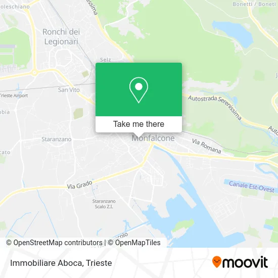 Immobiliare Aboca map