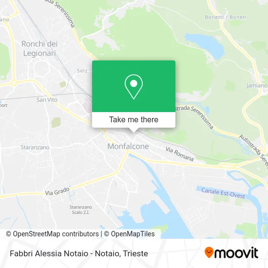 Fabbri Alessia Notaio - Notaio map