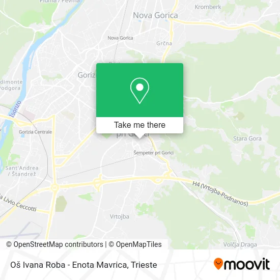 Oš Ivana Roba - Enota Mavrica map