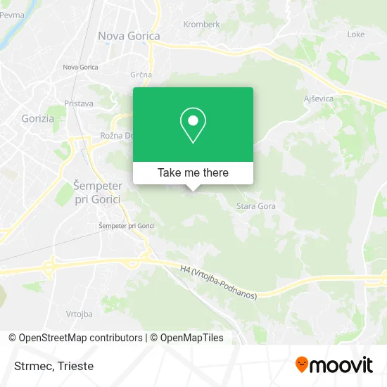 Strmec map